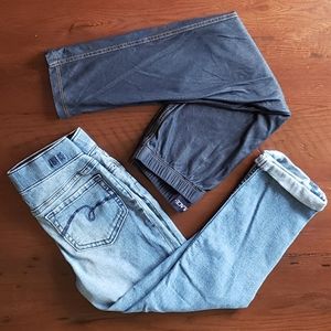 Justice Jeans + free leggings
